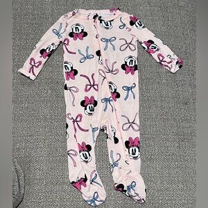 Disney Minnie Mouse Bamboo Footie Pajamas